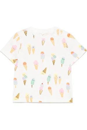 Stella McCartney T-shirt med is-creme-motiv