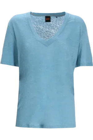 HUGO BOSS T-shirt i hør