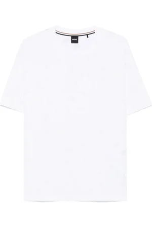 HUGO BOSS Blomstret T-shirt i jacquard