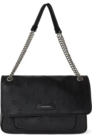 Karl Lagerfeld Stor Ikon skuldertaske med monogram