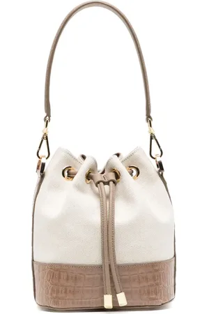 MARIA OLIVER Tofarvet bucket-taske