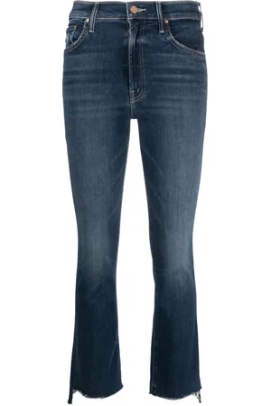 Mother Cropped jeans med mellemhøj talje