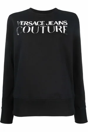 VERSACE Sweatshirt med rund hals og logo