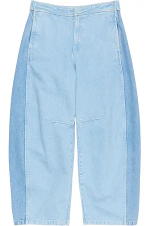 Bimba y Lola Lyseblå jeans med brede ben