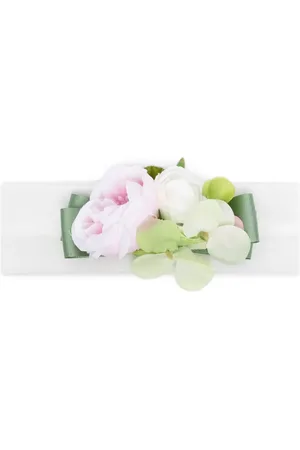 COLORICHIARI Hårbånd med blomsterapplikation