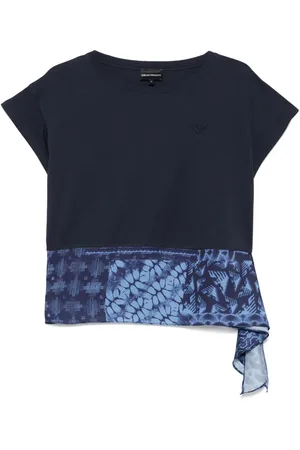 Emporio Armani T-shirt med draperet detalje