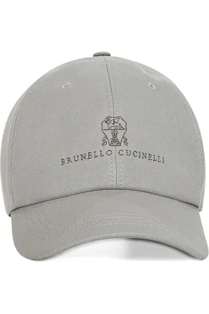 Brunello Cucinelli Kasket med broderet logo