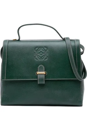 Loewe Anagram Flap satchel-taske i læder fra det 20. århundrede