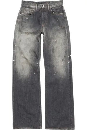 Acne Studios Jeans med falmet effekt og løs pasform