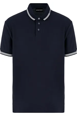Emporio Armani Polo med logo på kraven
