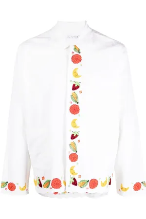 Sky High Farm Boticelli skjorte med frugt-broderi