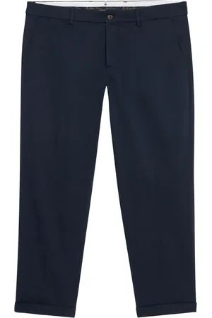 Brooks Brothers Bukser med lige ben og krøllet effekt