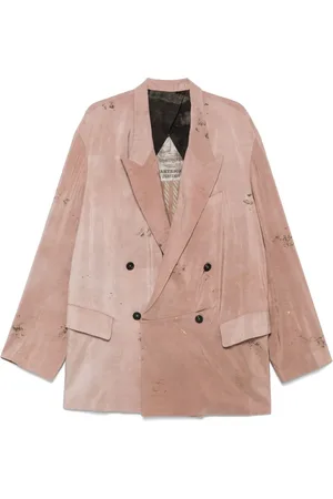 ZIGGY CHEN Asymmetrisk dobbeltradet blazer