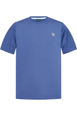 Paul Smith T-shirt i bomuld med zebra-applikation