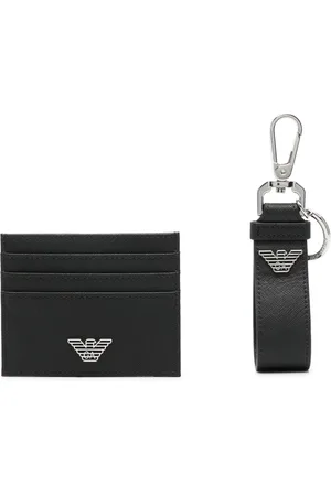 Emporio Armani Læderpung med logoplade