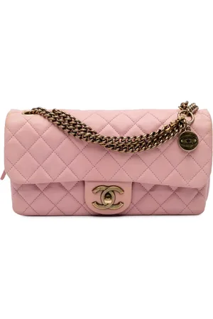 CHANEL Quiltet CC Flap skuldertaske i kalveskind fra 2013-2014