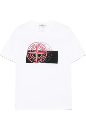 Stone Island T-shirt med logotryk