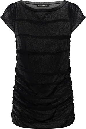 Elena Velez T-shirt med ruche