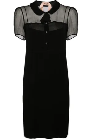 Nº21 Crepe-kjole i silke