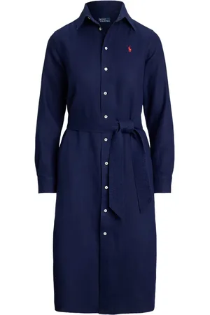 Ralph Lauren Skjortekjole med bælte og knapper