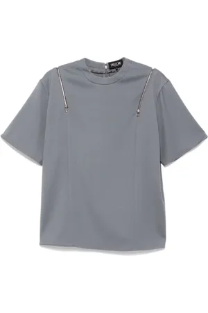DEL CORE T-shirt med lynlås