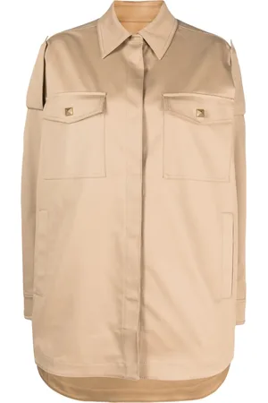 VALENTINO GARAVANI Rockstud jakke med high-low-søm