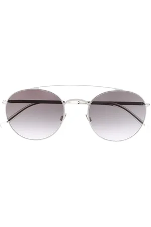 MYKITA Solbriller med rundt stel og spejlglas