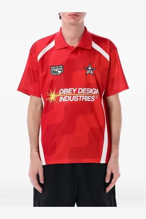 Obey Polo med grafisk tryk