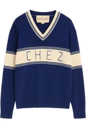 VALENTINO GARAVANI Sweater med Chez-motiv