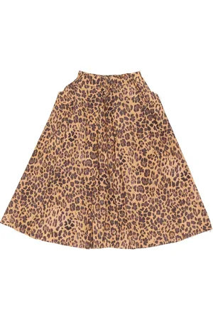 Bimba y Lola Nederdel med leopardprint og A-snit