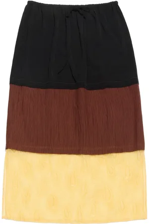 Bimba y Lola Mellemlang nederdel med colourblock
