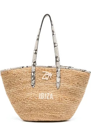 Zadig & Voltaire Ibiza strandtaske med logomærke