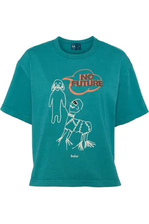 Kolor T-shirt med grafisk tryk