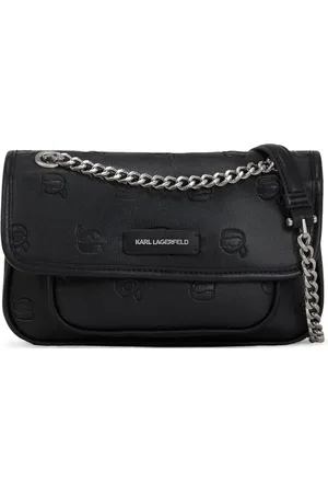 Karl Lagerfeld Ikon-præget crossbody-taske