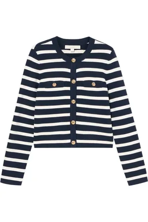 Brooks Brothers Cardigan med striber og knapper