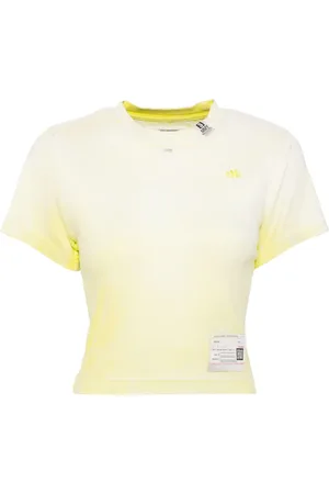 Maison Mihara Yasuhiro T-shirt med logobroderi
