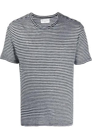 OFFICINE GENERALE T-shirt med vandrette striber