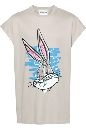 Iceberg T-shirt med tegneserietryk