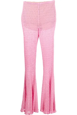 BLUMARINE Strikkede bukser med svaj