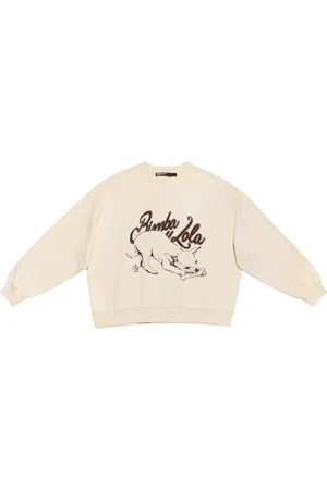 Bimba y Lola Cropped sweatshirt med grafisk tryk