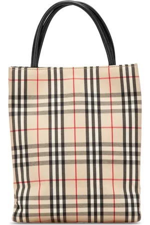Burberry Håndtaske i House Check-lærred fra 2000-2017