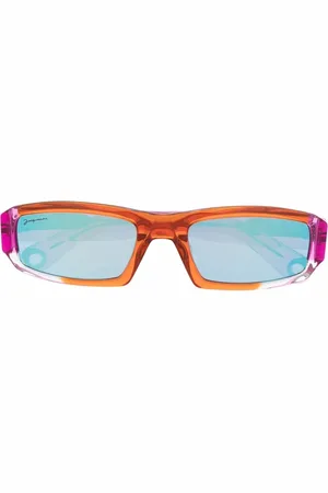 Jacquemus Les lunettes Altù solbriller med spejlglas