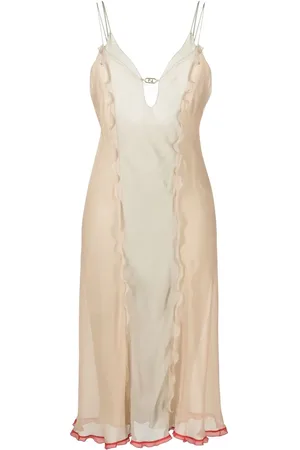 Fendi Mellemlang kjole i chiffon