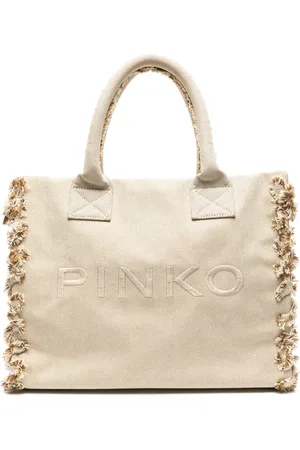 Pinko Strandtaske med logobroderi