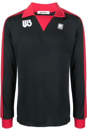 WALES BONNER Langærmet jersey-trøje med logotryk