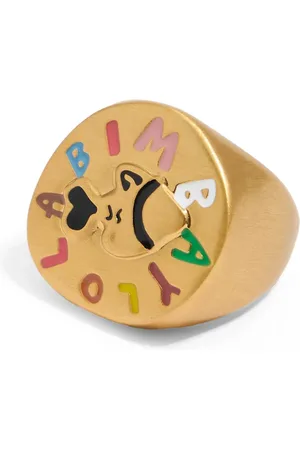 Bimba y Lola Ring med fiskemønt-logo