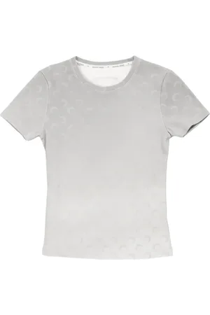 Marine Serre Crescent moon-motif t-shirt