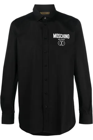 Moschino Skjorte med logotryk på brystet