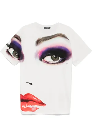 Balmain T-shirt med ansigtstryk