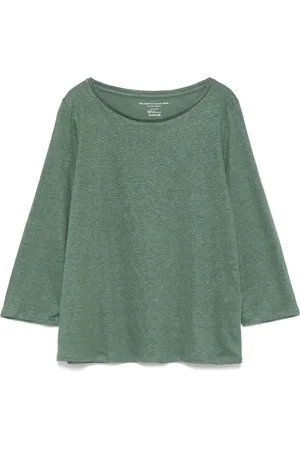 Majestic T-shirt med bådudskæring